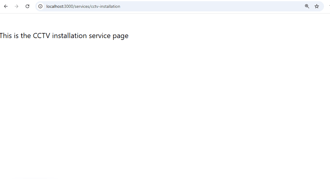 rendered url services/cctv-installaition of a Next.js 15 project